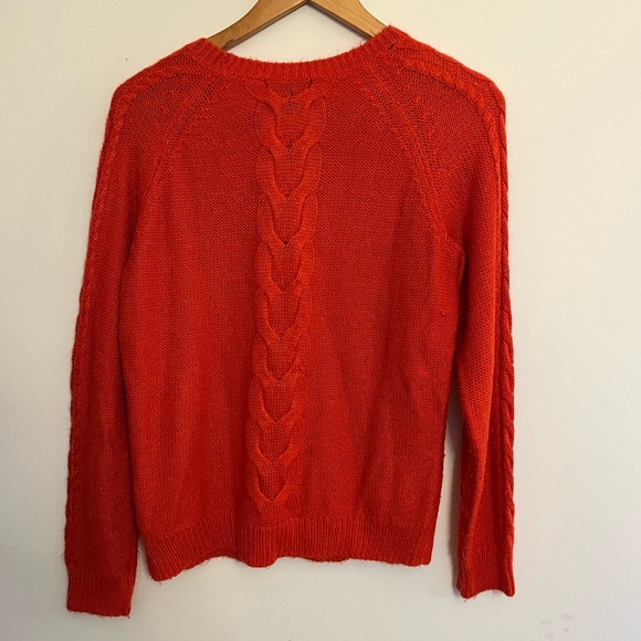 H&M Red Cable Knit Sweater - Picture 4 of 5